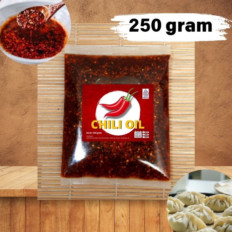 

Chili Oil Dimsum Minyak Cabai Chili oil halal Minyak cabe
