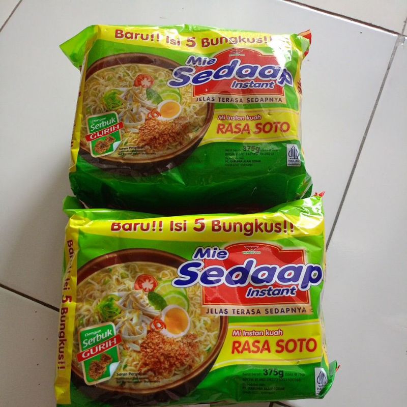 

MIE SEDAAP KUAH ISI 5 BUNGKUS ,(rasa soto saja)