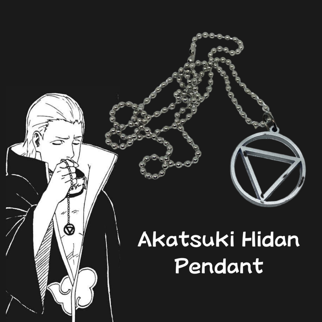 Kalung Akatsuki Hidan Ninja Jashin Pendant Necklace