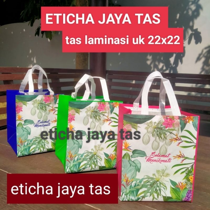 

(1 lusin )goodie bag laminasi box 22/tas hajatan laminasi/tas hampers