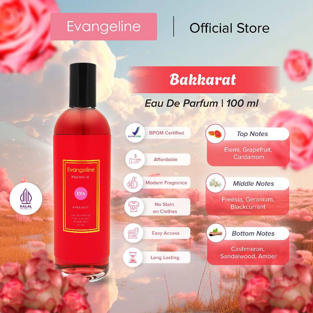 Evangeline Parfum| Parfum Evangeline Wangi Tahan Lama
