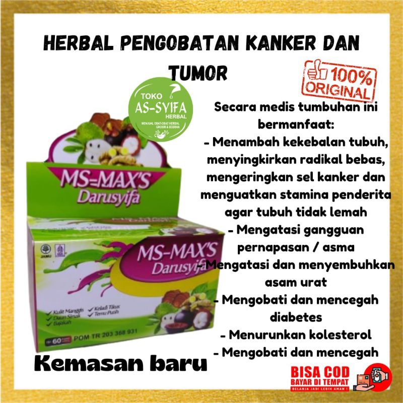 Kapsul ekstrak kulit manggis dan sirsak MS MAXS