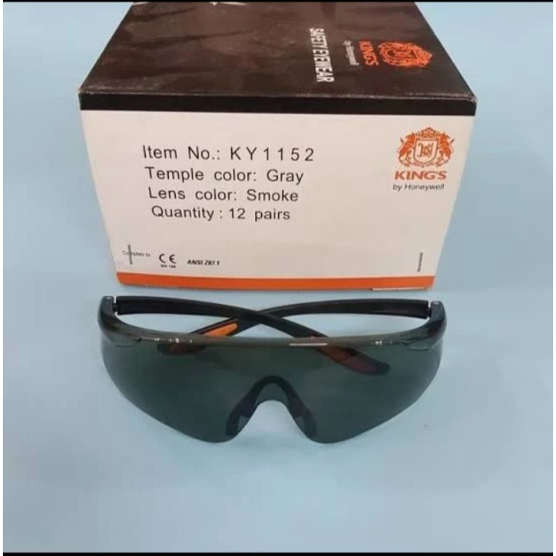Kacamata Safety King's Ky1152 Smoke / Kacamata Las Kings Smoke