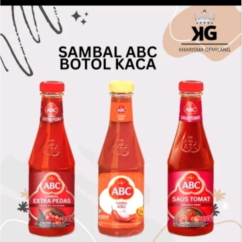 

Samba ABC 335 mil Varian 1 Botol Saus Saos sambil asli TOMAT Extra pedas Botol kaca ori murah