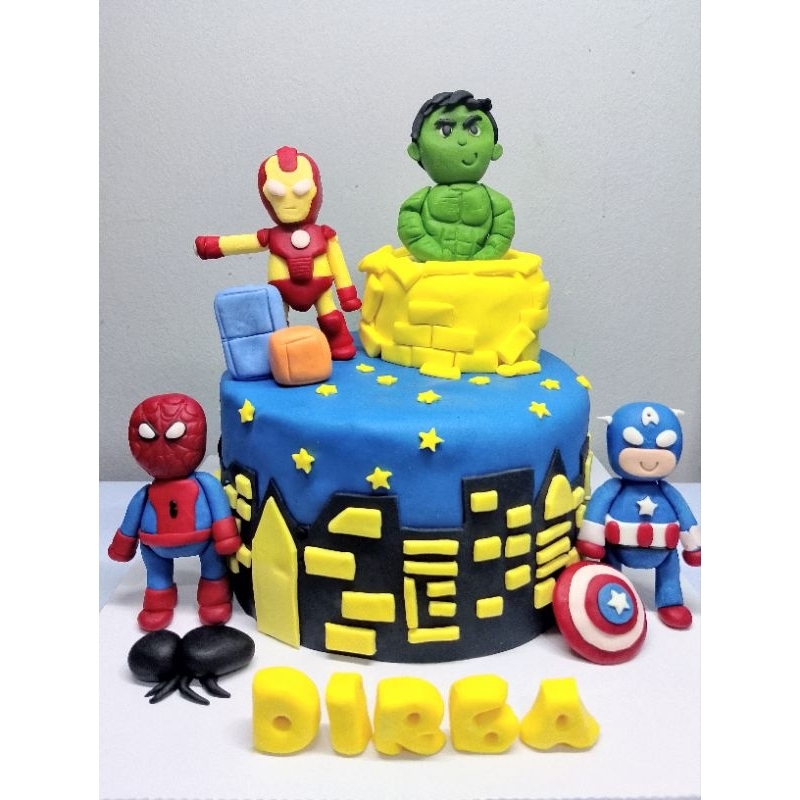 

Birthday Cake Avengers / Kue Ulang Tahun Tart Avengers