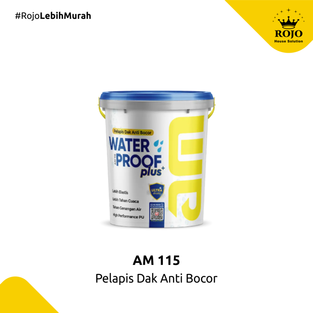 AM 115 Pelapis Dak Anti Bocor 4kg Dark Grey