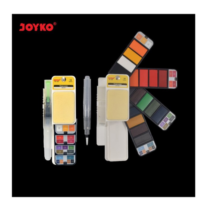 

Watercolor / Cat Air Joyko WC-1000 / 18 Color / Warna