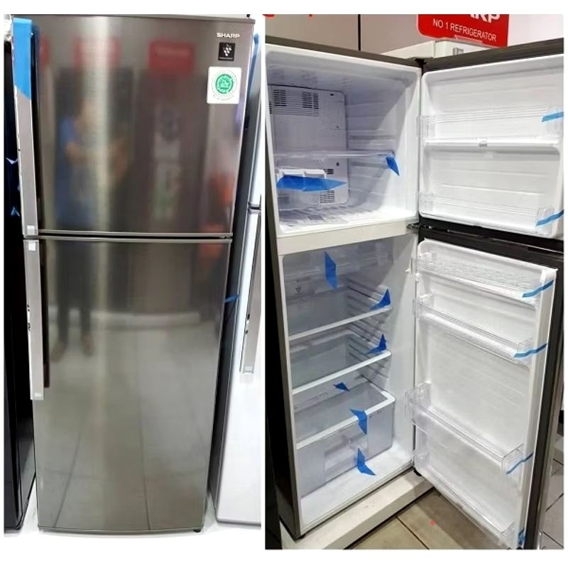 SHARP SJ 420 GPSD KULKAS 2 PINTU PLASMACLUSTER 338 LITER
