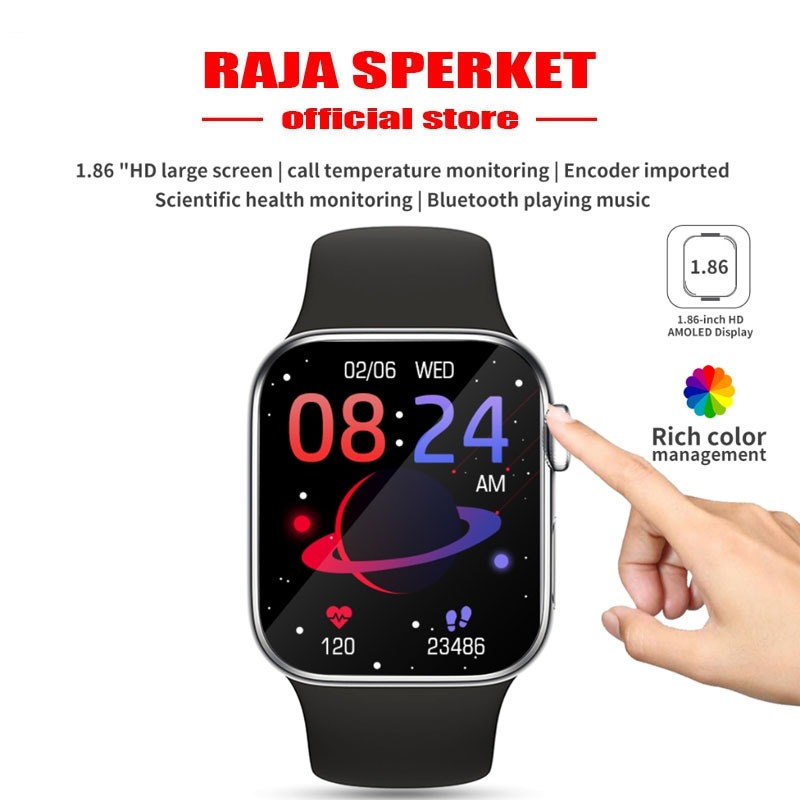 T700POR MAX-Jam Tangan Pintar 1.86 Inch SmartWatch Tahan Air Pro Max Gaming Bluetooth Monitor Detak 