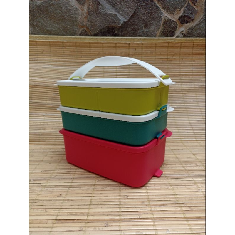 RANTANG CTG KOTAK 3 SUSUN TUPPERWARE