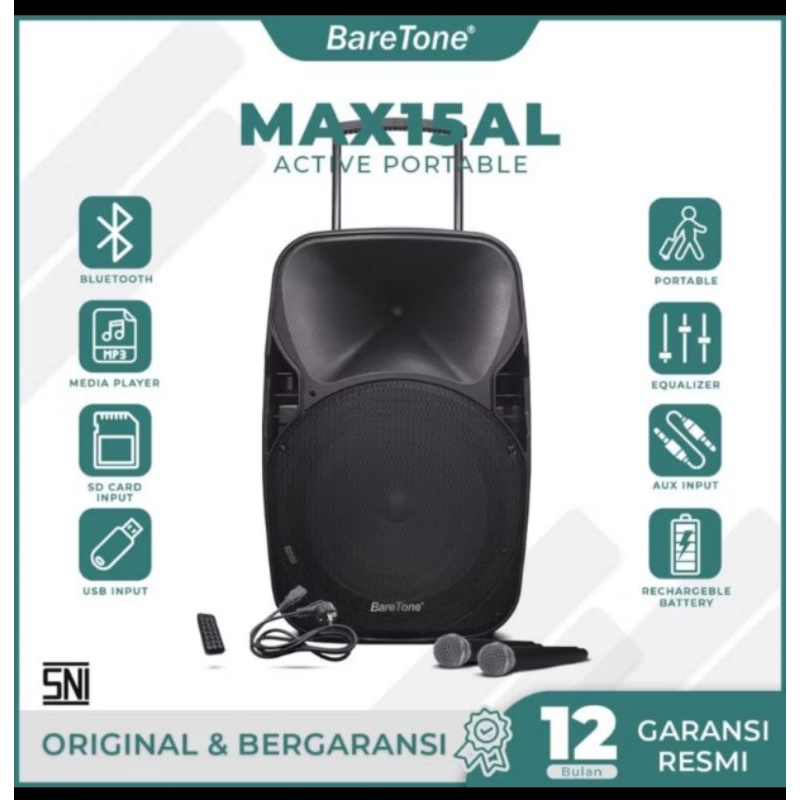 speaker baretone max 15AL speaker baretone 15 inc