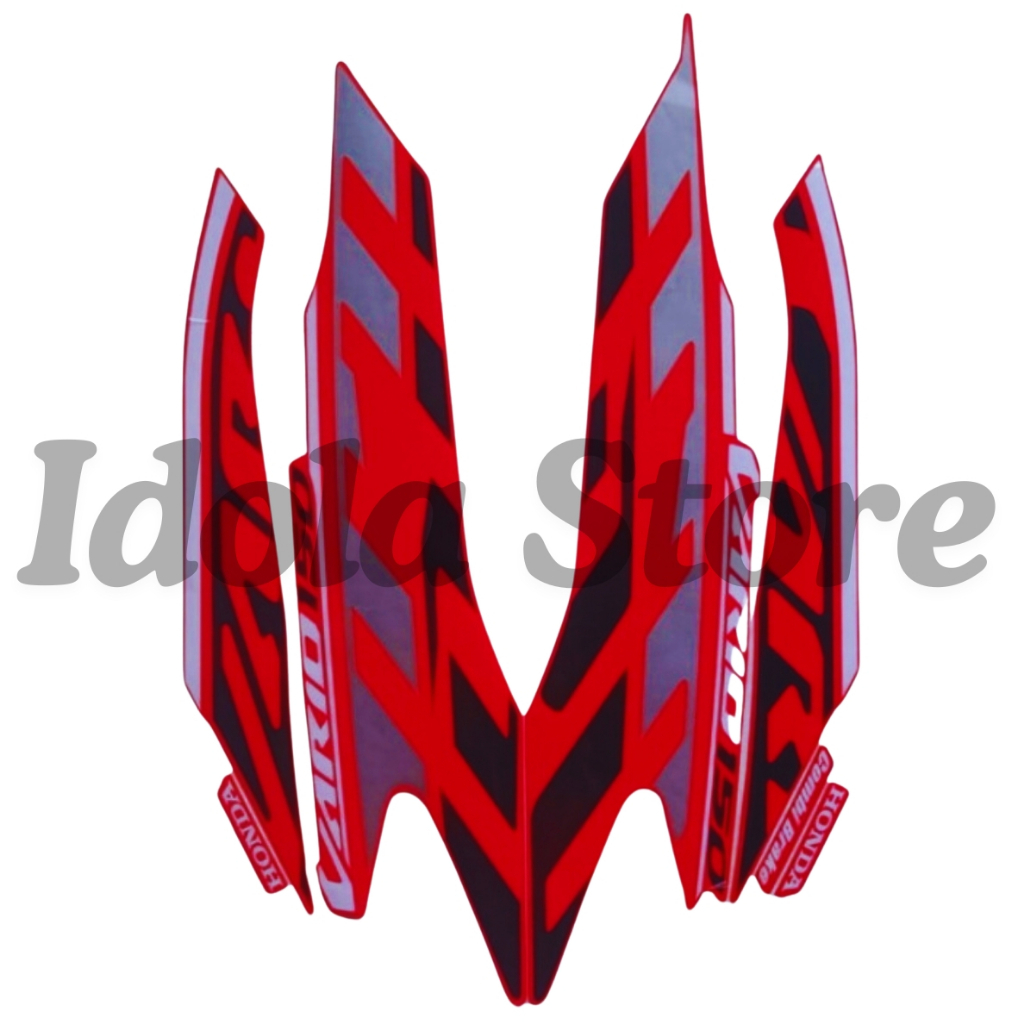 STIKER STRIPING HONDA VARIO 150 2020 2021 MERAH FULL LIST BODY VARIO 150 NEW 2021 CLICK