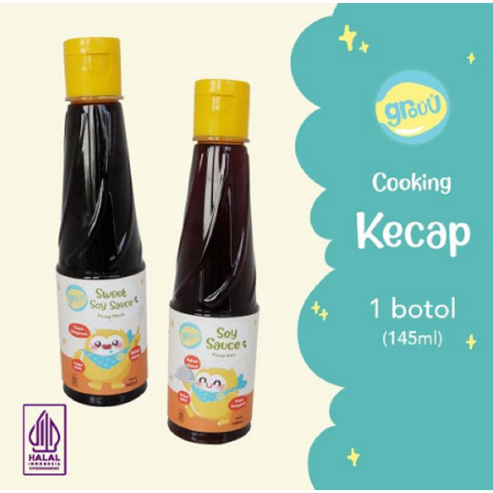 

GROUU Cooking Sauce/ Soy Sauce Tanpa Pengawet / MPASI