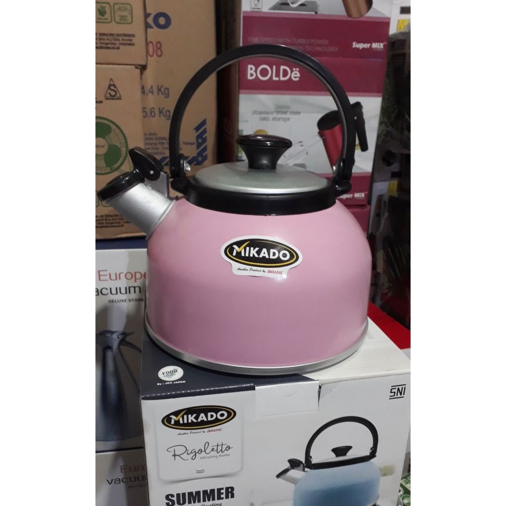 Teko Siul Ceret Bunyi Rigoletto Mikado 3,5 Liter Whistling Kettle Maspion