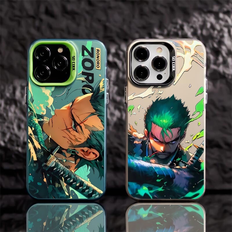 CS06 Premium Matte Hard Casing Hp Anime Roronoa Zoro Compatible For Vivo Y36 Y27S Y78 Y38 Y91 Y95 Y9