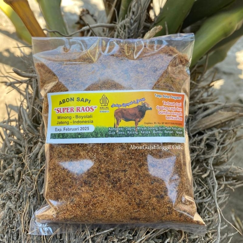 

ABON SAPI TANPA DAGING 250GR