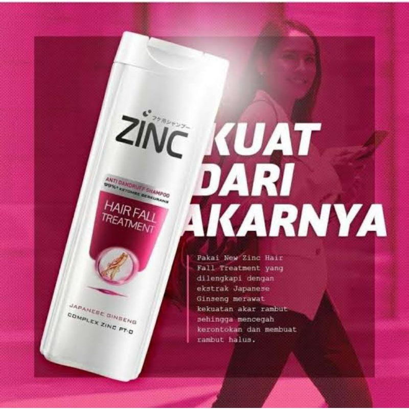 SHAMPOO ZINC 340ML KEMASAN BOTOL BESAR