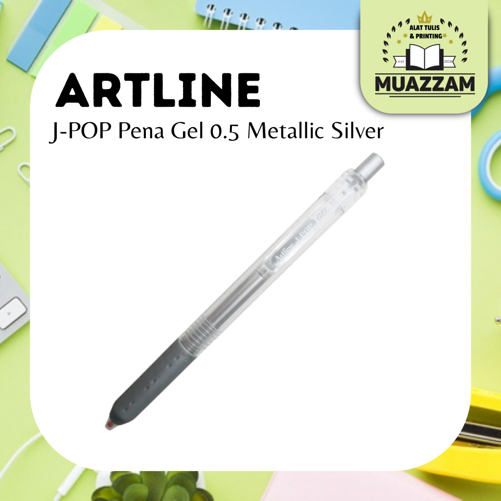 

Artline Pena J-Pop Gel 0.5 Metallic Silver EGB-S260
