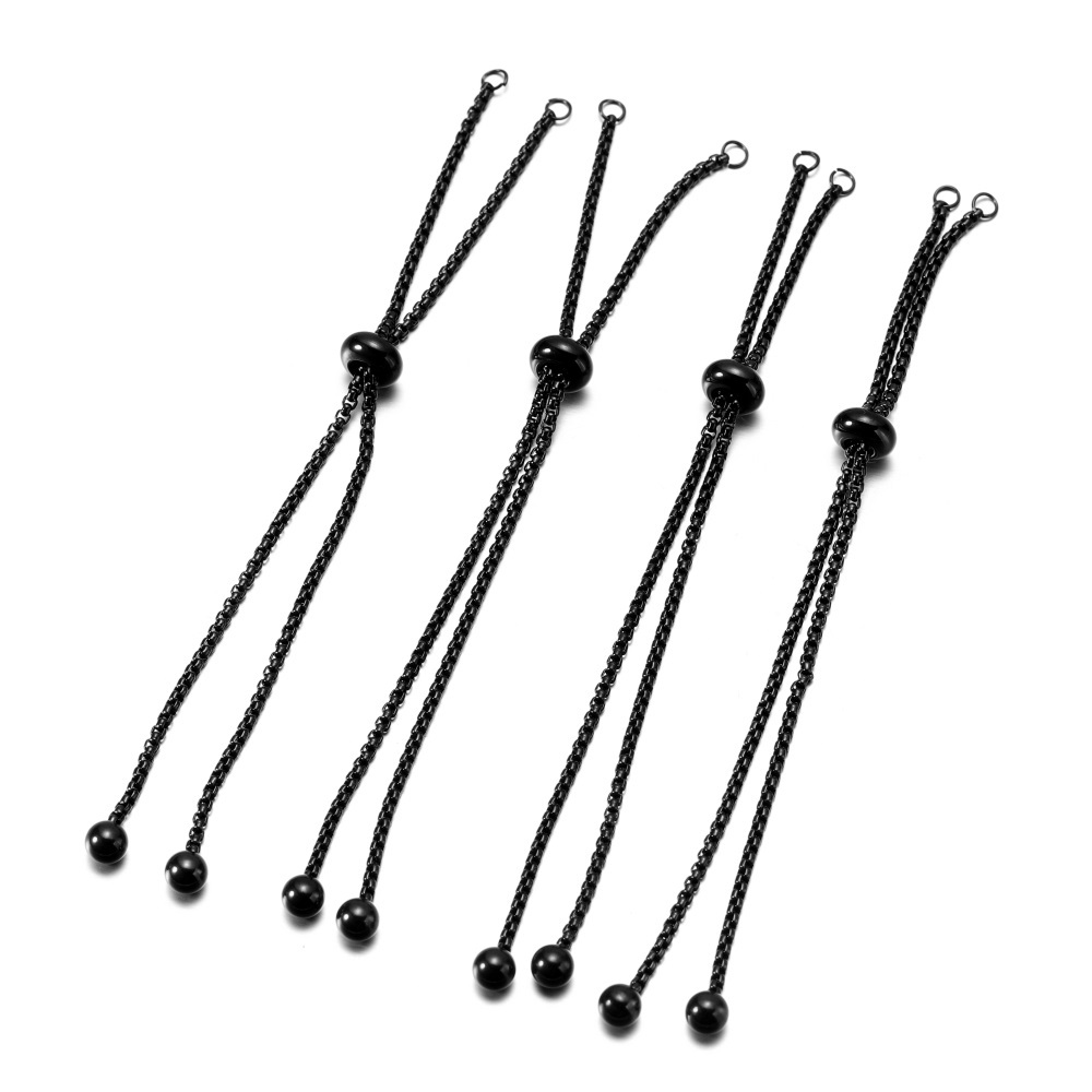 St.kunkka 3 Buah Gelang Baja Tahan Karat Dapat Disesuaikan Gaya Ins Hadiah Persahabatan Anak Perempu