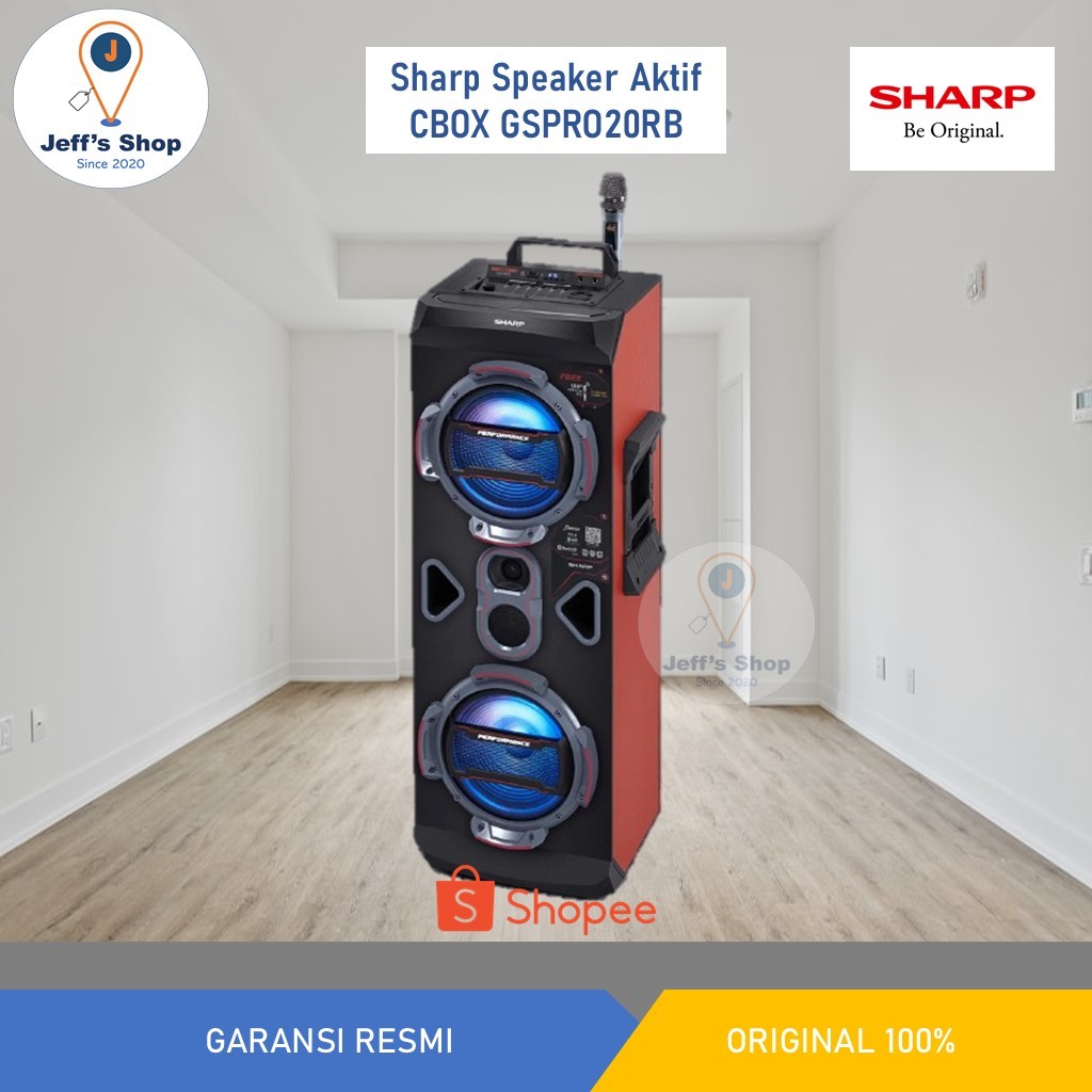 Sharp Speaker Aktif CBOX-GSPRO20RB