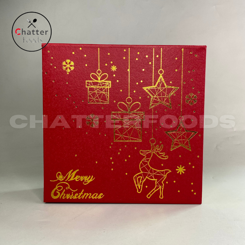 

Box Hampers Natal 22x22/ Hardbox Printing 22x22 Natal/ Box Christmas Natal Kotak 4 Toples 250Gr