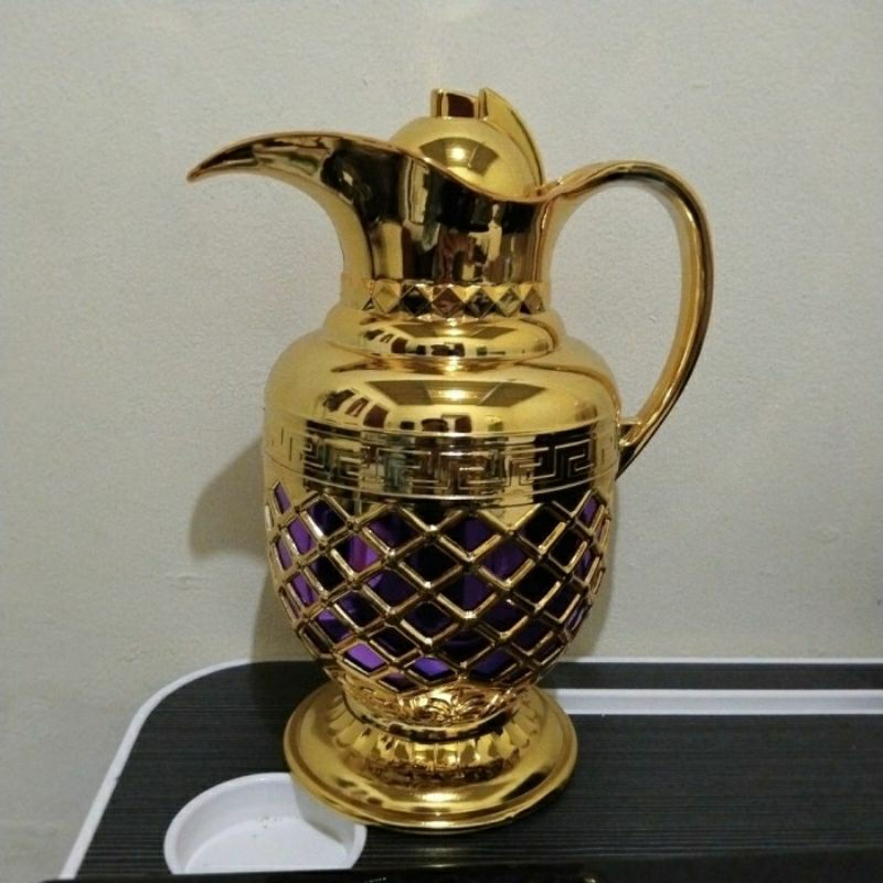 Termos / Vakum Flask Arab Gold Isi 1 Liter Motif Pohon Kurma