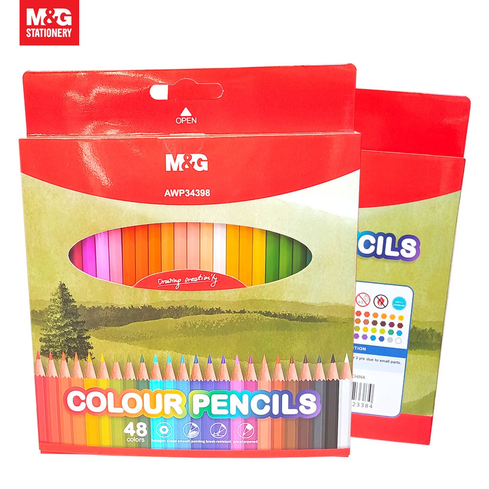 

Color Pencil Hexagonal M&G / M&G Pensil Warna 48 Colour