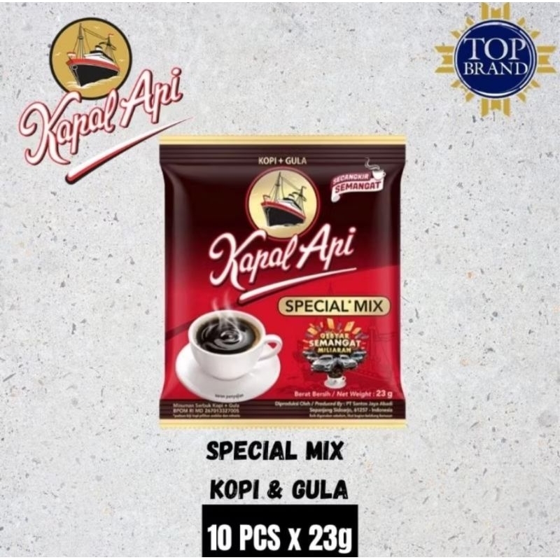 

Kopi Kapal Api Special Mix RENCENG ( 10 sachet )