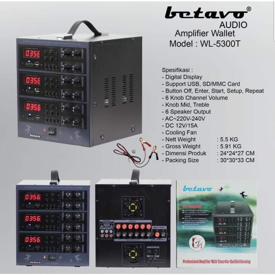 Amplifier Karaoke WALET BETAVO WL 5300T