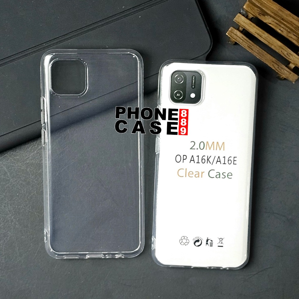 CLEAR CASE BENING 2.0MM CASE BENING TRANSPARAN OPPO A16K OPPO A16E CH-1