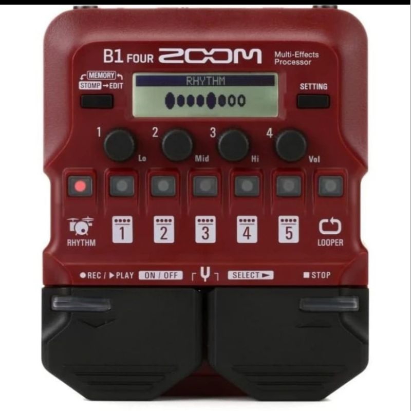 Zoom B1 FOUR Bass Multi-effects Processor
