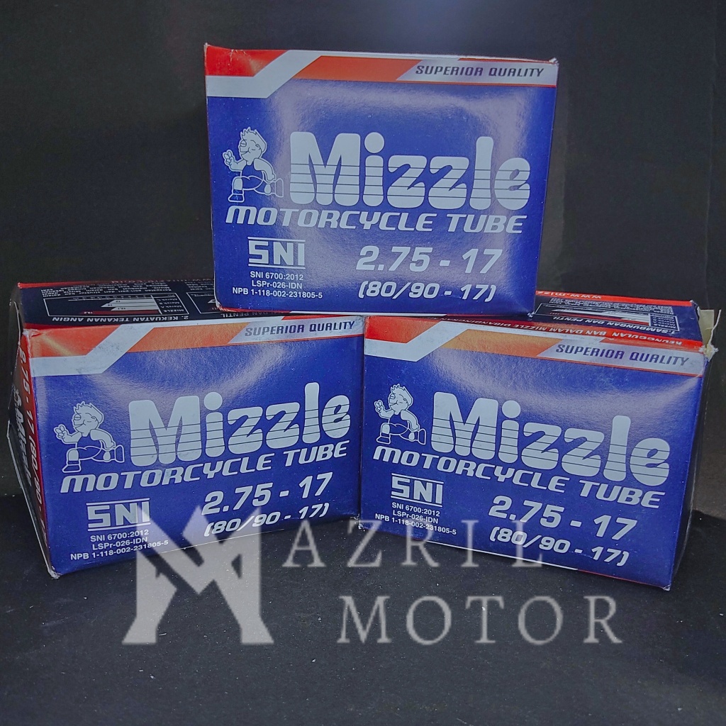 BAN DALAM MIZZLE RING 17 275-17 (80/90-17) ORIGINAL MIZZLE