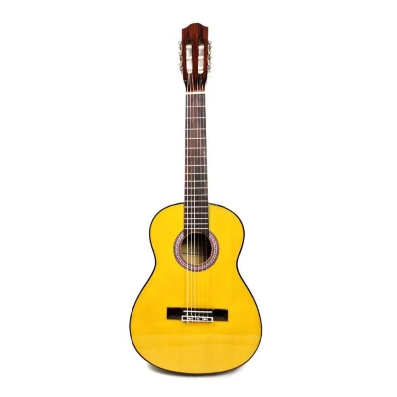 Gitar Classic Yamaha Tipe C-315 Preloved Ukuran 3/4 Trusrod Senar Nylon Sungkai Klasik Akustik