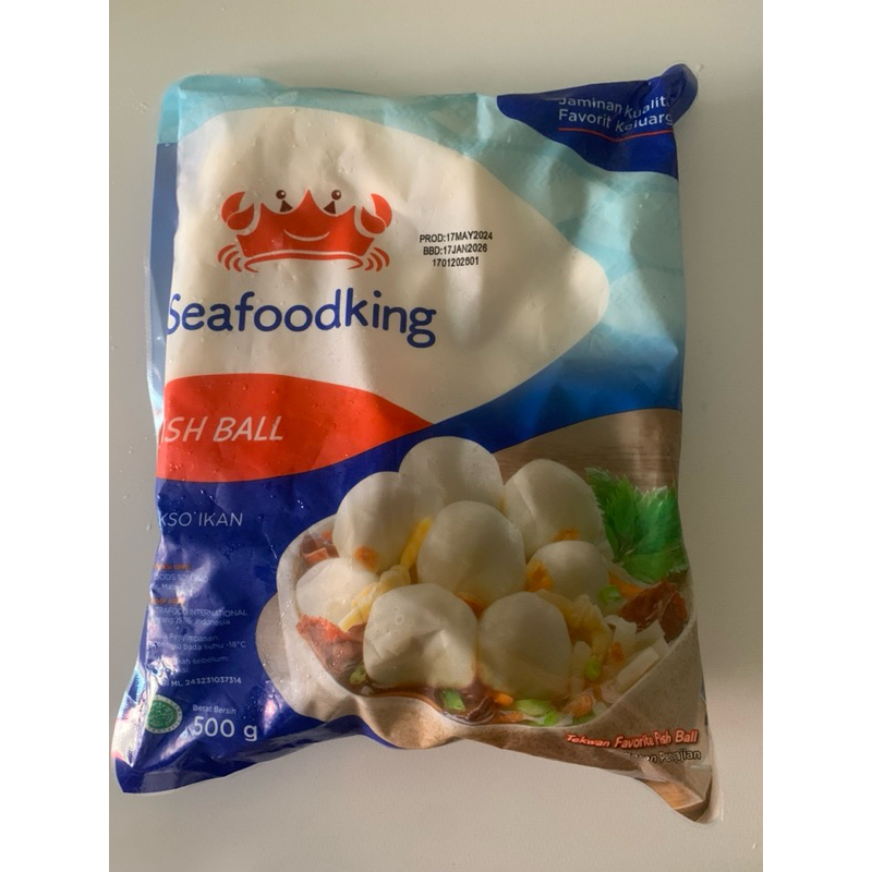 

golden fish ball / baso ikan 500gr seafood king