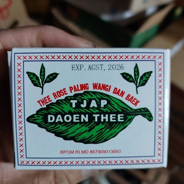 

Tjap Daoen Thee - Thee Rose - Teh Daun Rose Kotak