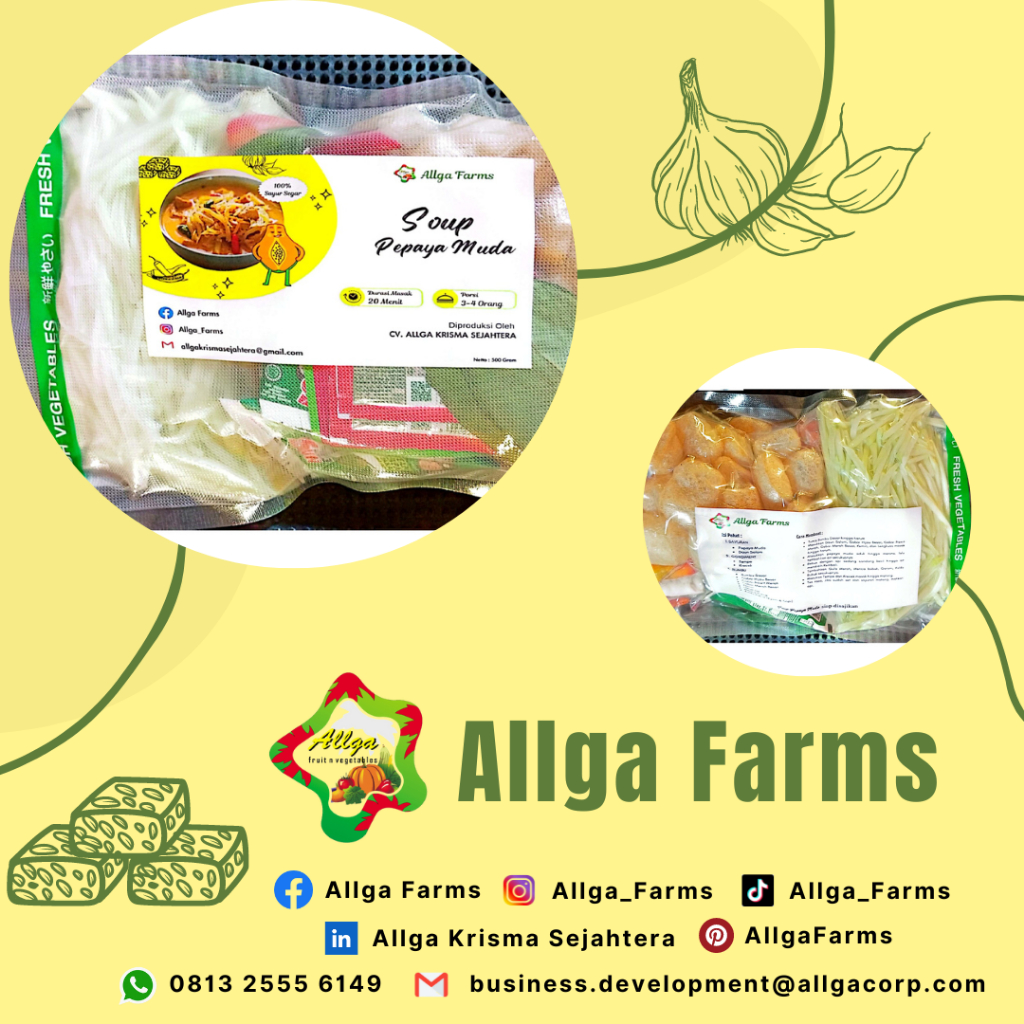 

Soup Pepaya Muda : 500 Gram / Pack