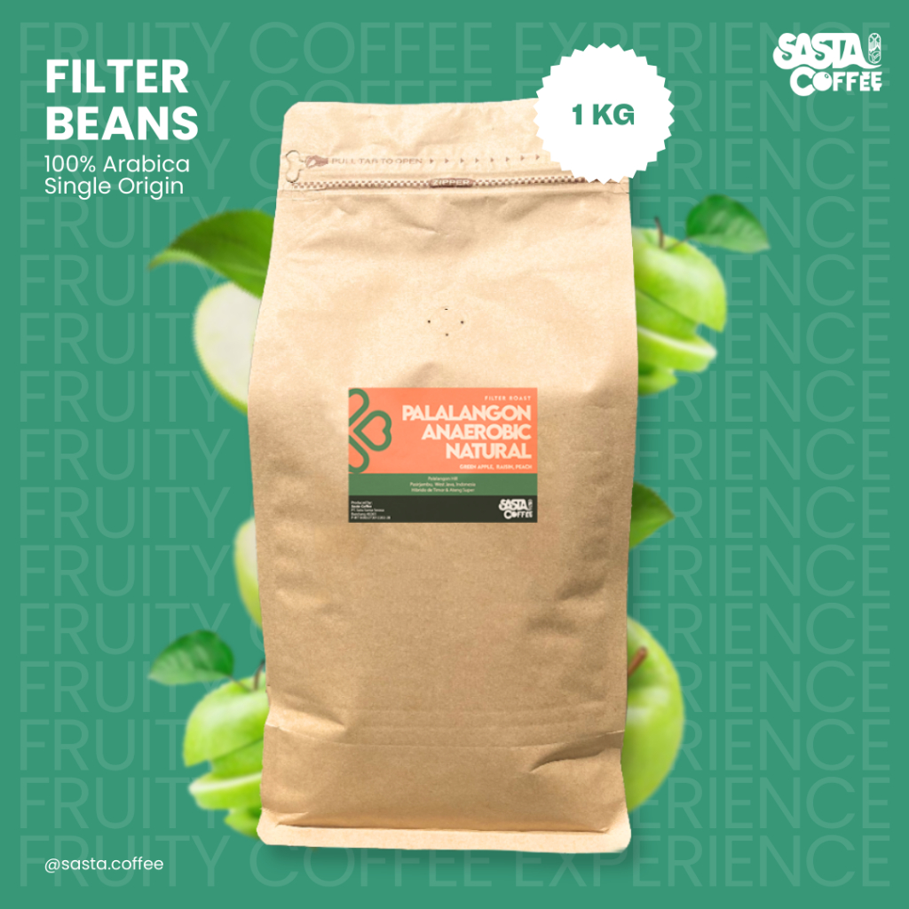 

Kopi Arabika Ciwidey Palalangon Anaerobic Natural Filter Roast 1 Kg Biji Bubuk