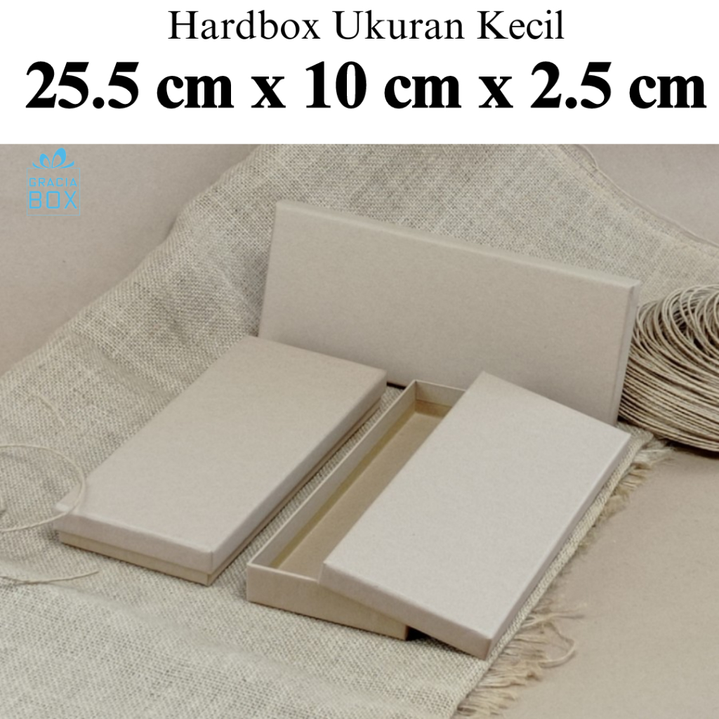 

HARDBOX Recycle Papercraft - BOX HAMPERS Ukuran 25.5 cm x 10 cm x 2.5 cm