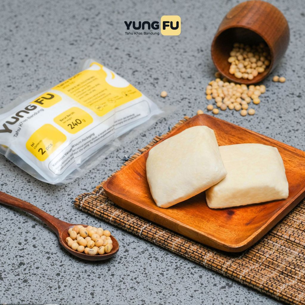 

Tahu Yung Fu Tofu Tahu Putih 240 G 1 Pack isi 2 Pcs
