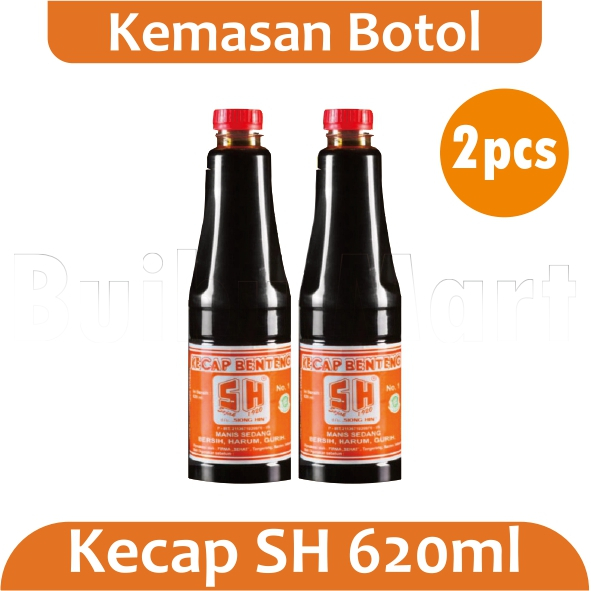 

[ Paket Isi 2 ] SH Benteng Kecap Manis 620ml Kemasan Botol