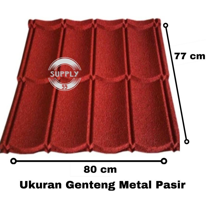 Genteng Metal Pasir Merah - Genteng Metal Murah Genteng Metal Merah Termurah FREE ONGKIR Se Semarang