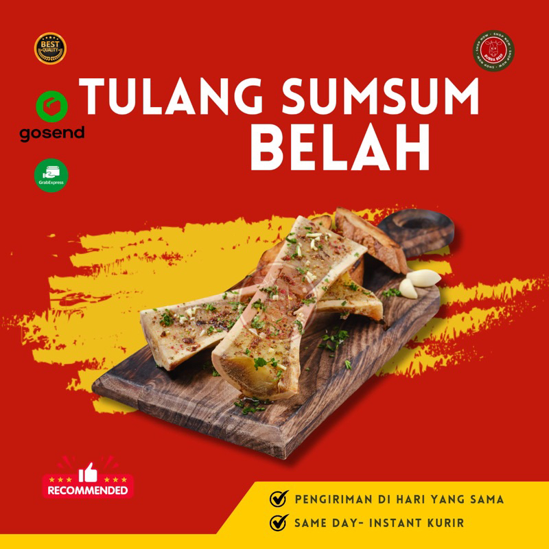 

Tulang Sumsum Belah | Tulang Sumsum Super Premium | Tulang Sumsum Paha Sapi | Tulang Sumsum Potong Belah Panjang | Beef Bones Marrow Premium | Sumsum Tulang Sapi | Makanan Segar Beku Daging Sapi | Tulang Sapi Super