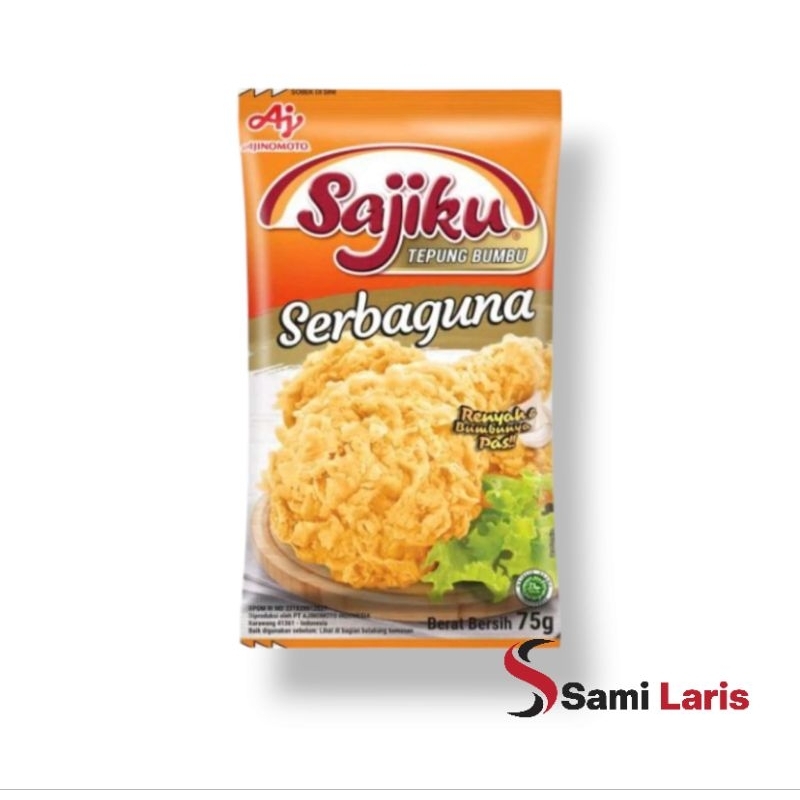 

Sajiku Tepung Serbaguna 75 gram 1 Renceng 10 Sachet