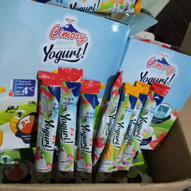 

Cimory yoghurt stik 40 gram per pack isi 20