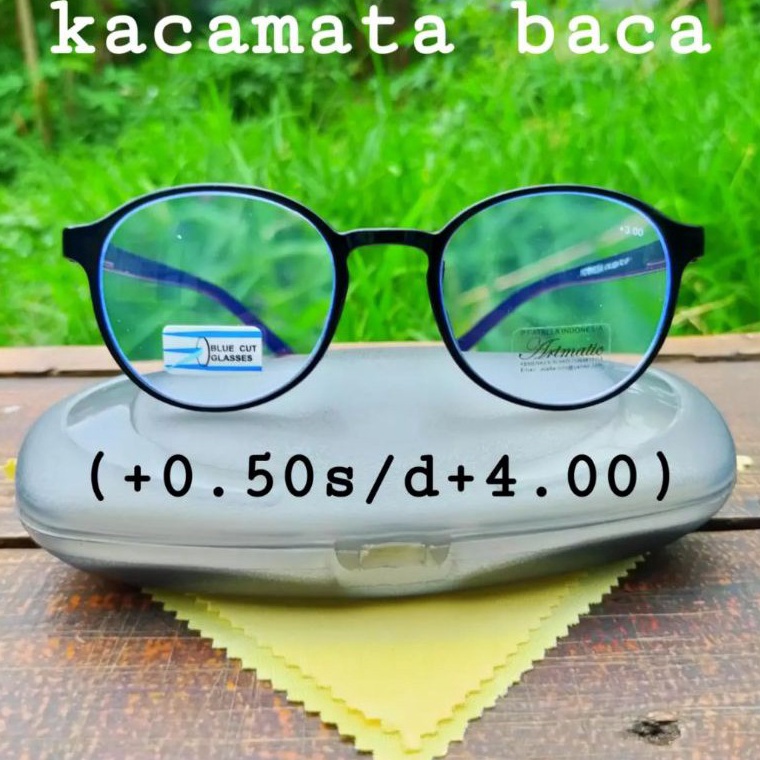 Paket Spesial KACAMATA PLUS ANTI RADIASI BLUERAY KACA MATA BACA UNTUK RABUN DEKAT PRIA WANITA