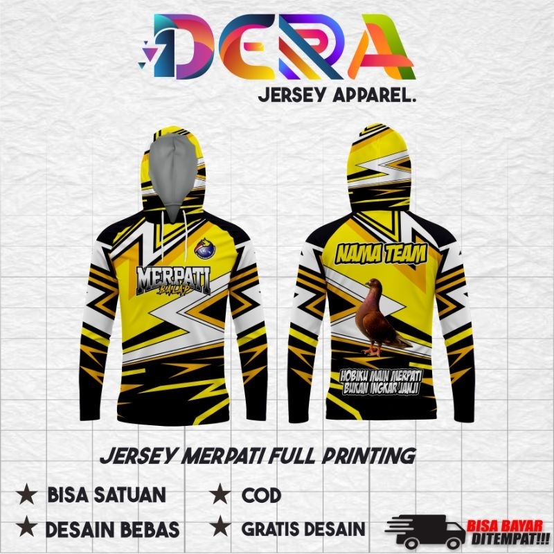 Jersey Merpati Jersey Dara Costum Desain