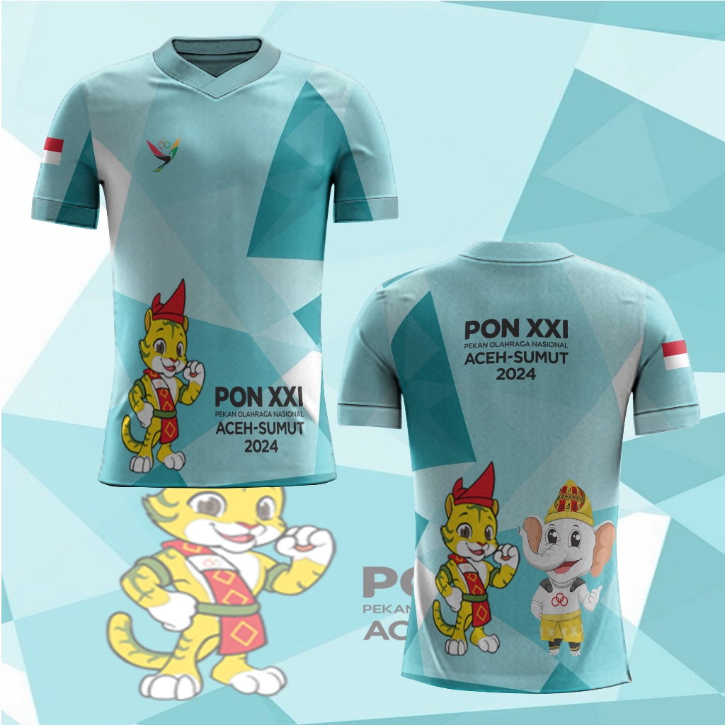 baju jersey pon aceh 2024 / kaos jersey pon aceh sumut XXI terbaru 2024