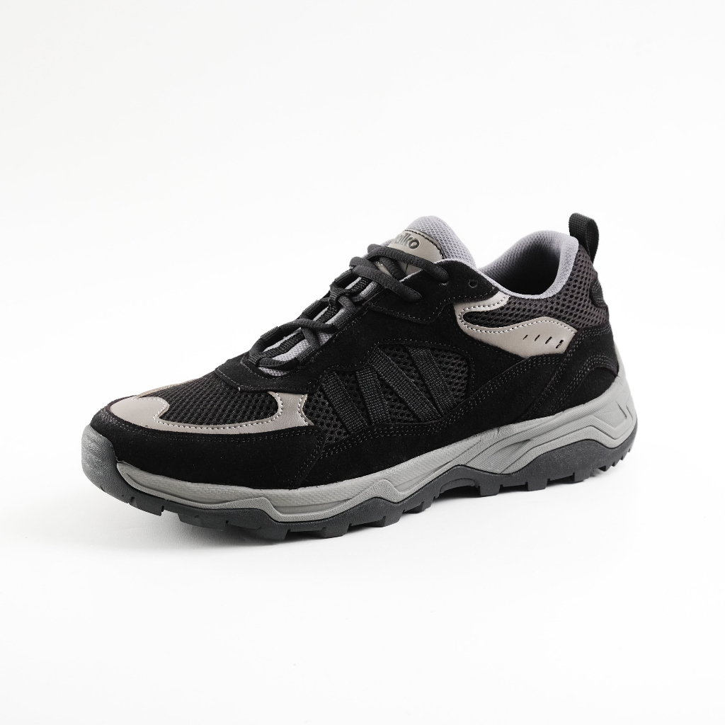 Walko - Sepatu Sneakers Casual Pria Outdoor Lumina Trail Esprit Black