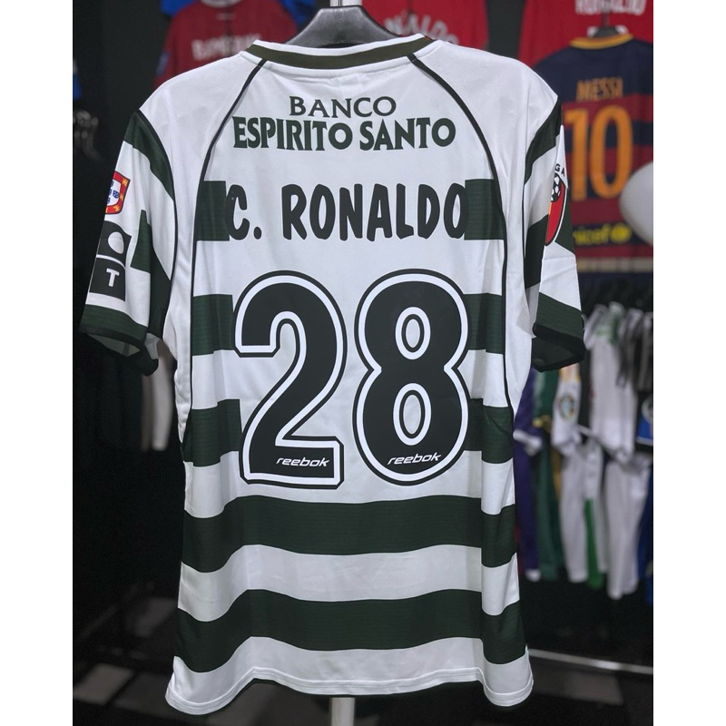 Jersey Sporting Lisbon 2002/03 - Ronaldo ( GO Grade AAA )