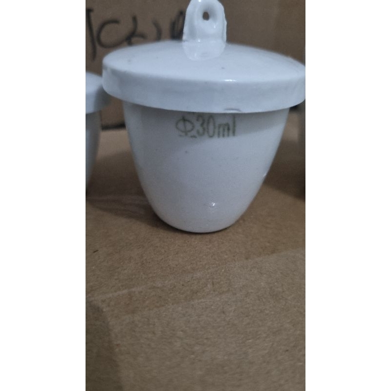 CRUCIBLE PORCELAIN 30 ML | CAWAN KRUSIBEL PORSELIN |CAWAN PORSELIN